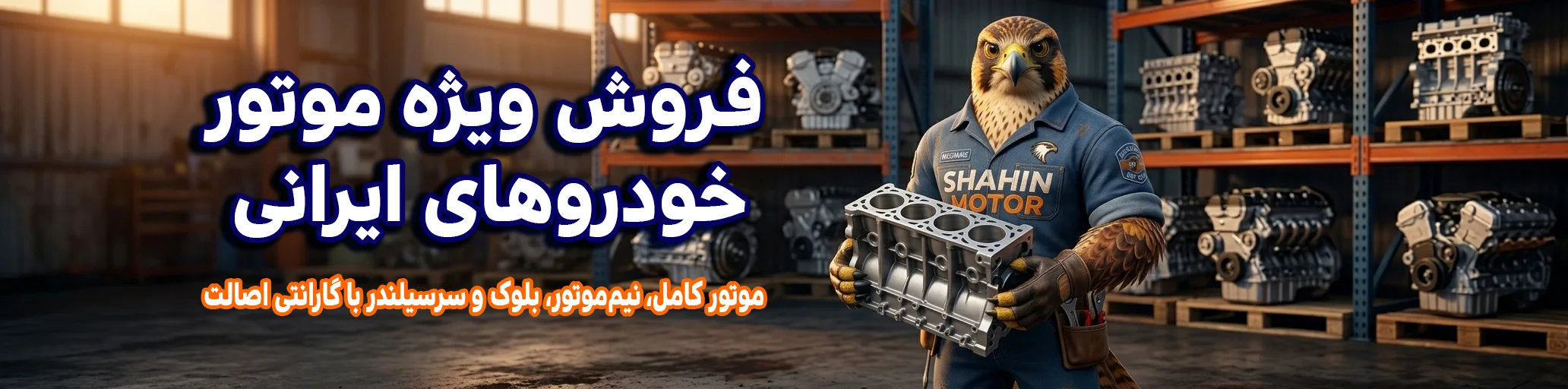 فروش انواع موتور خودرو های ایرانی